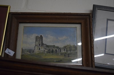 Lot 745 - Swaffham Priory, watercolour, framed and glazed