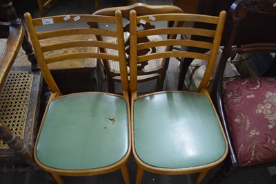 Lot 761 - Pair of kitchen dining chairs