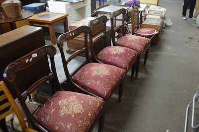 Lot 762 - Set of four dining chairs