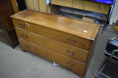 Lot 782 - A faux drawer fronted coffer with single...