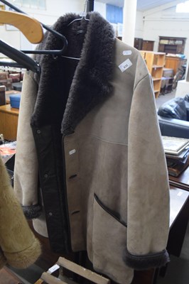 Lot 836 - A gentleman's Wessex sheepskin coat, approx 46"...