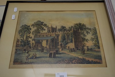 Lot 222 - 19TH CENTURY COLOURED ENGRAVING, WILFORD...