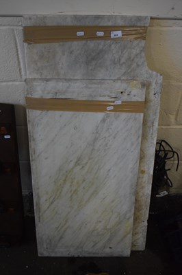 Lot 885 - Quantity of marble slabs