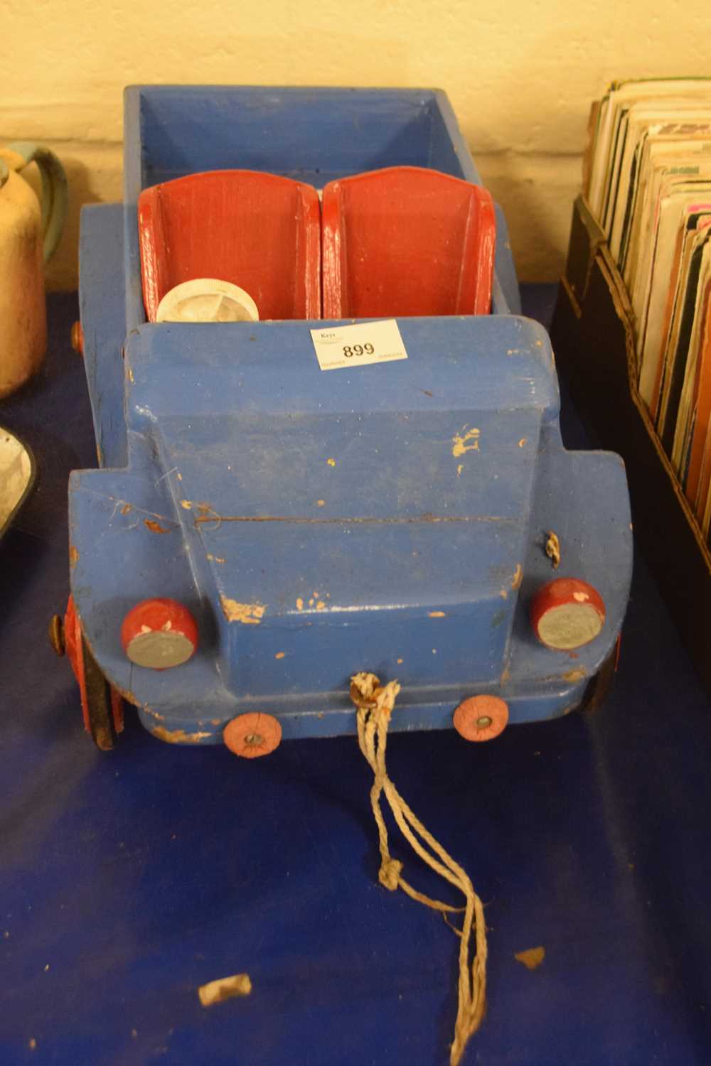 Lot 899 - Child's wooden toy car