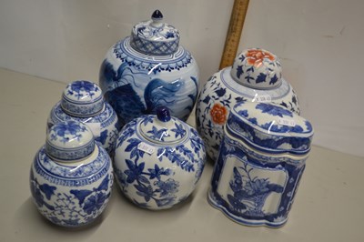 Lot 43 - Mixed Lot:  China wares to include ginger jars...