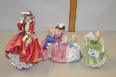 Lot 89 - Three Doulton figurines to include Top O' The...