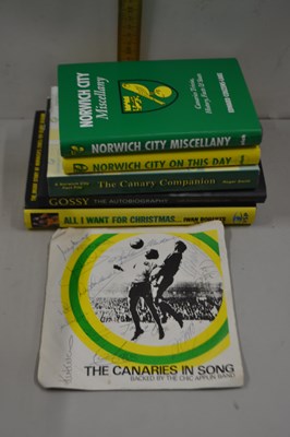 Lot 101 - A signed Norwich City single together with a...