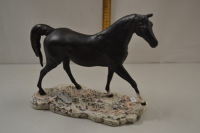 Lot 103 - Beswick model of a black horse