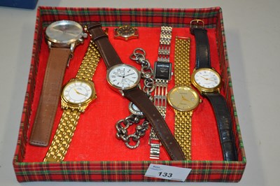 Lot 133 - Quantity of assorted wristwatches to include...