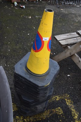 Lot 443 - Quantity of hazard/safety cones