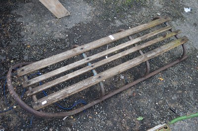 Lot 450 - Wooden sledge