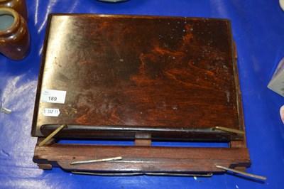 Lot 189 - Two wooden book rests