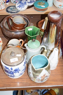 Lot 530 - VARIOUS CERAMICS TO INCLUDE VICTORIAN WEDGWOOD...