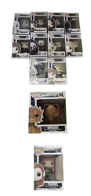 Lot 456 - A collection of Tolkien Funko Pop! vinyl...