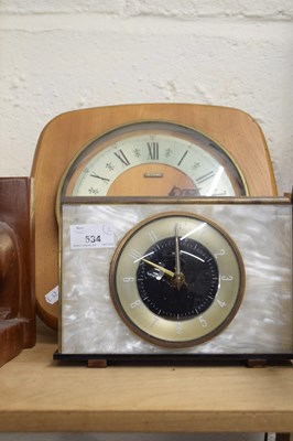 Lot 534 - TWO VINTAGE METAMEC CLOCKS