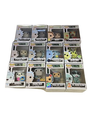 Lot 446 - A collection of Rick and Morty Funko Pop!...