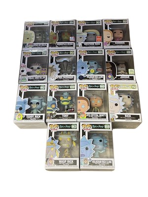 Lot 450 - A collection of Rick and Morty Funko Pop!...