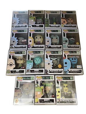 Lot 447 - A collection of Rick and Morty Funko Pop!...