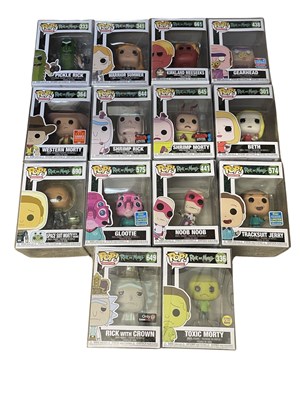 Lot 449 - A collection of Rick and Morty Funko Pop!...