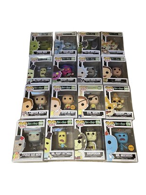 Lot 448 - A collection of Rick and Morty Funko Pop!...