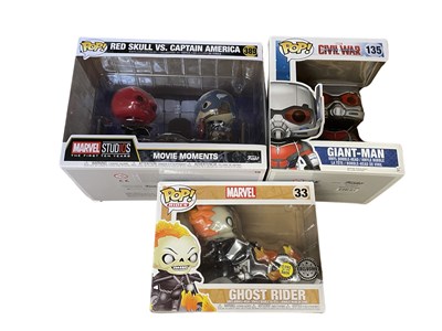 Lot 463 - A collection of large Marvel Funko Pop! vinyl...