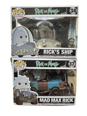 Lot 452 - A pair of large Rick and Morty Funko Pop!...