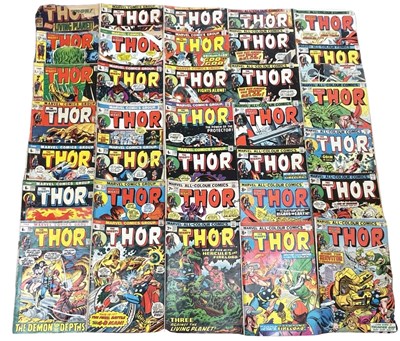 Lot 59 - A collection of  1966 - 1975 Thor comic books