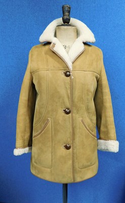 Lot 74 - A lady's sheepskin jacket by Nurseys, single...
