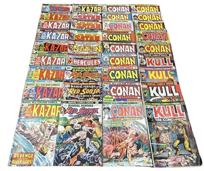 Lot 89 - A collection of 1970s Marvel warrior comic...