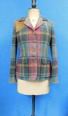 Lot 99 - A lady's Ralph Lauren twee jacket in greens...