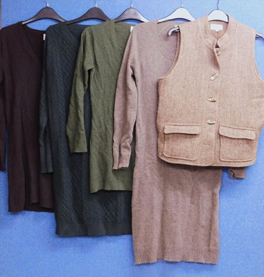 Lot 40 - Four cashmere jumpers/sweater dresses, all...