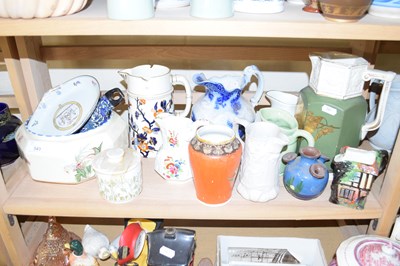 Lot 549 - VARIOUS VICTORIAN AND LATER CERAMICS TO...