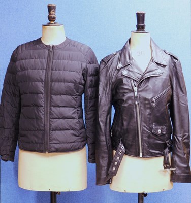 Lot 79 - Two lady's black jackets, to include a short...