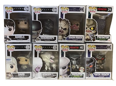 Lot 476 - A collection of Alien and Predator Funko Pop!...