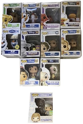 Lot 443 - A collection of Disney Funko Pop! vinyl...