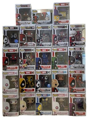 Lot 459 - A large collection of Deadpool Funko Pop!...