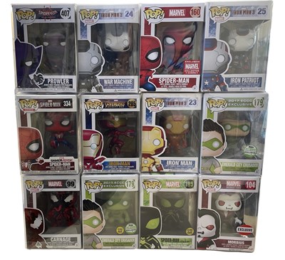 Lot 460 - A collection of Marvel Funko Pop! vinyl...