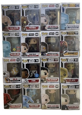 Lot 475 - A collection of Star Wars Funko Pop! vinyl...