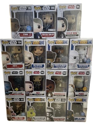 Lot 474 - A collection of Star Wars Funko Pop! vinyl...