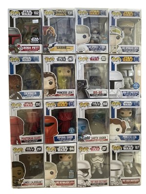 Lot 473 - A collection of Star Wars Funko Pop! vinyl...