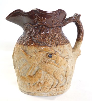 Lot 366 - 19th century Doulton & Watts stoneware jug,...