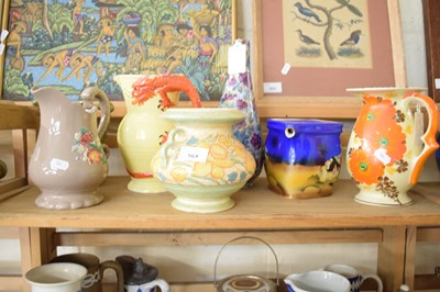 Lot 564 - VARIOUS ASSORTED CERAMICS TO INCLUDE ART DECO...