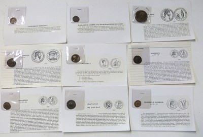 Lot 498 - Quantity of Roman coinage in separate sleeves