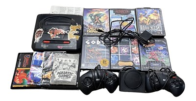 Lot 354 - A Sega Mega Drive console, with 2 controllers...