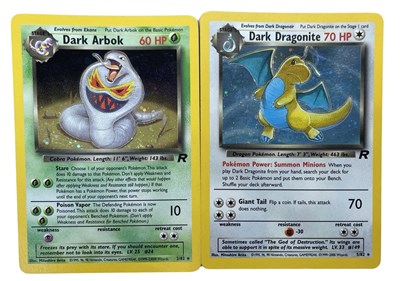 Lot 486 - A pair of 2000 holographic Pokemon cards, to...