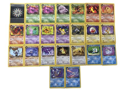 Lot 485 - A collection of 2000 basic Team Rocket Dark...