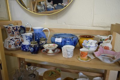 Lot 576 - VARIOUS ASSORTED CERAMICS TO INCLUDE IRONSTONE...