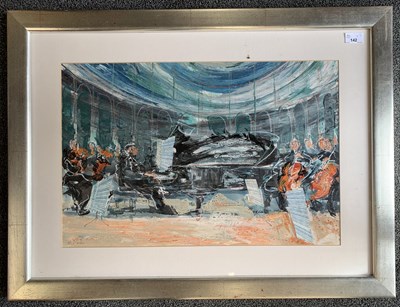 Lot 142 - Bernard Rooke (British, b.1938), The Pianist...