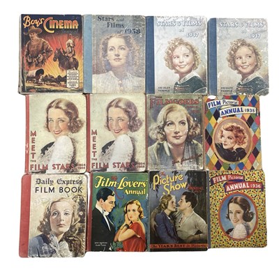 Lot 217 - A collection of 1930s film annuals and books,...