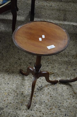 Lot 263 - SMALL MAHOGANY WINE TABLE WITH CIRCULAR TOP,...